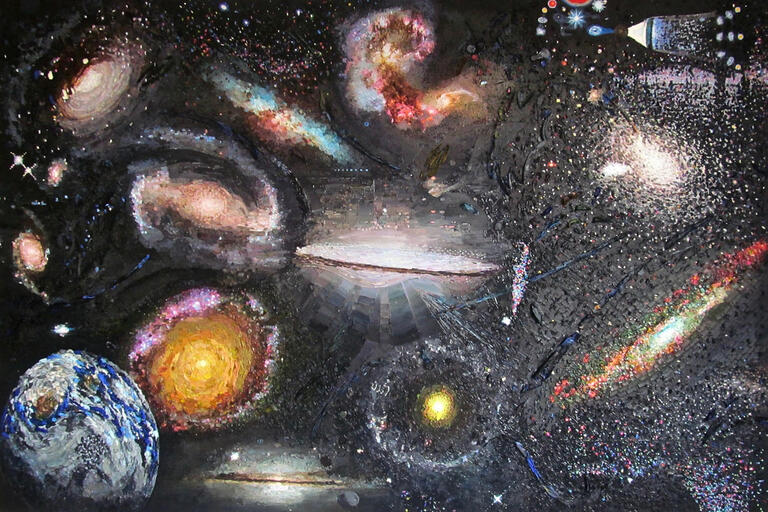 A cosmic painting by John McNamara