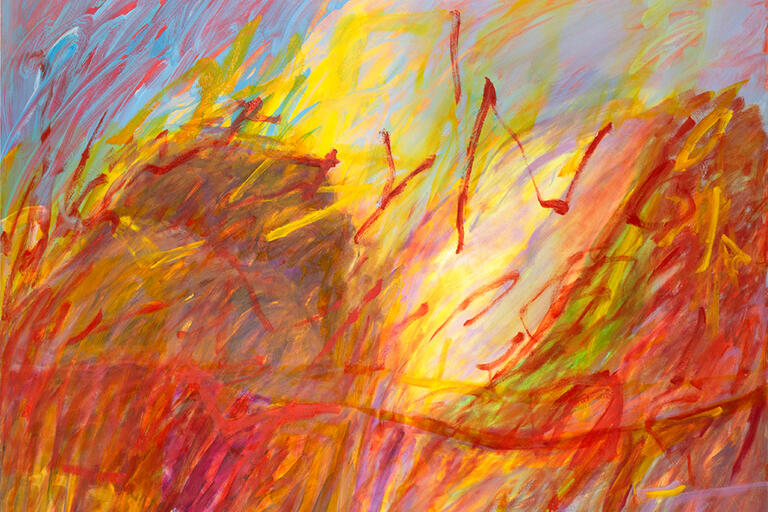 A painting by Sylvia Lark, 1987