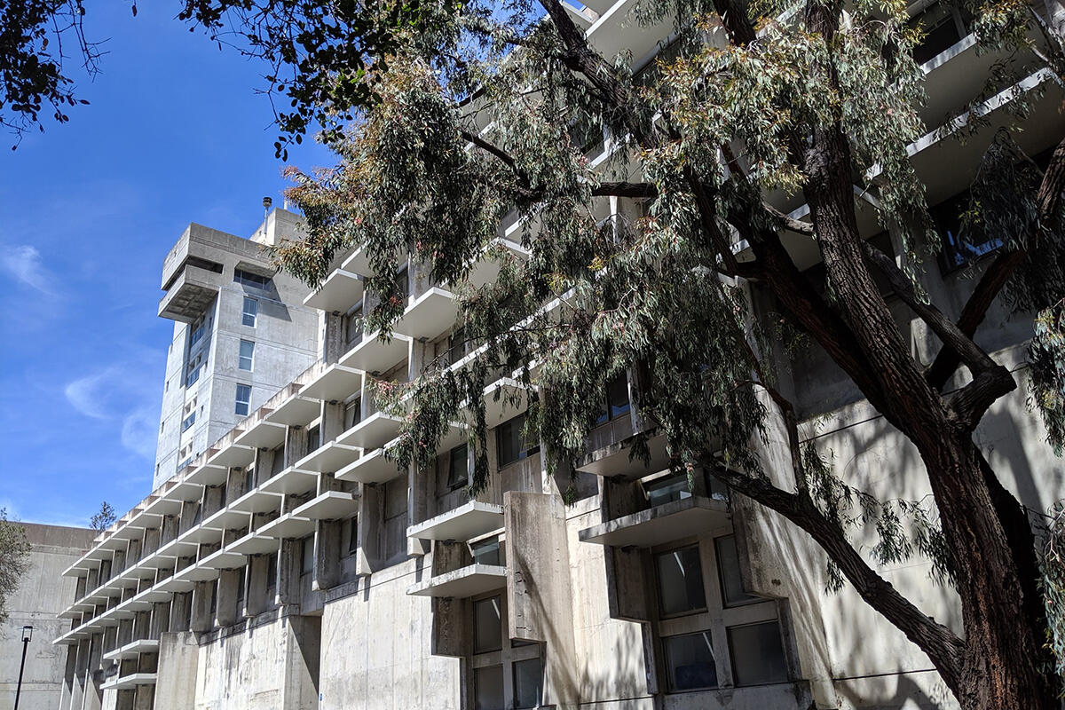 Exterior of Bauer Wurster Hall